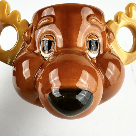 Montgomery "Good News" Moose Ceramic Mug 1984 The Get Along Gang Cartoon - Picture 8 of 12